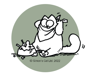 Simon’s Cat raffole de MeatCrisp