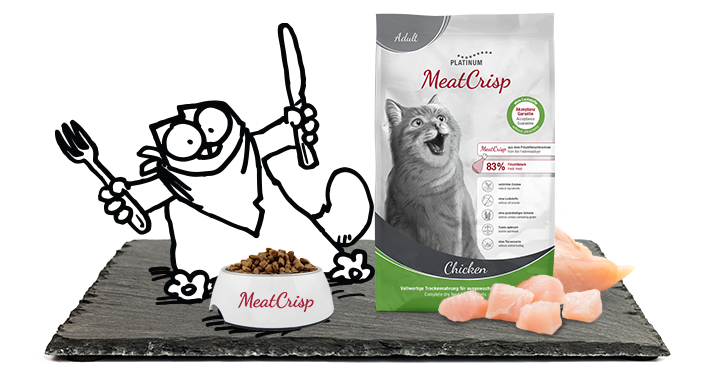 MeatCrisp is een bijzonder smakelijk droogvoer voor katten