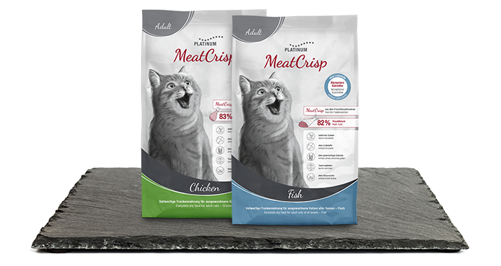MeatCrisp est une nourriture sèche particulièrement savoureuse pour les chats