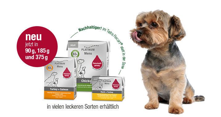Nassfutter für Hunde mit hohem Fleischanteil