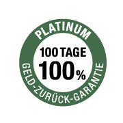 Platinum 100 Tage 100% Geld-Zurück-Garantie