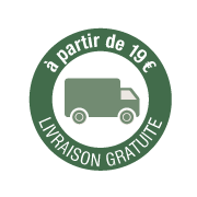 Livraison gratuite à domicile à partir de 19 €