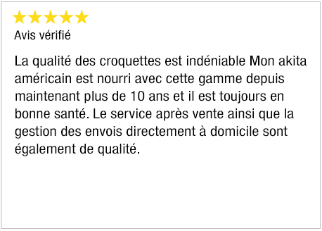 Évaluation d'un client satisfait sur la plateforme TrustedShops