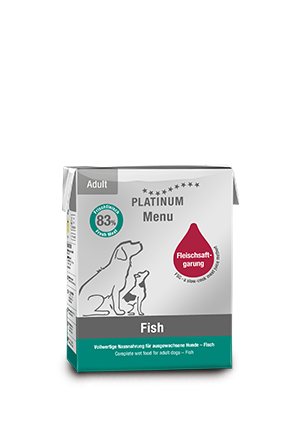 Boîte Tetra Recart de nourriture humide PLATINUM pour chiens, saveur poisson