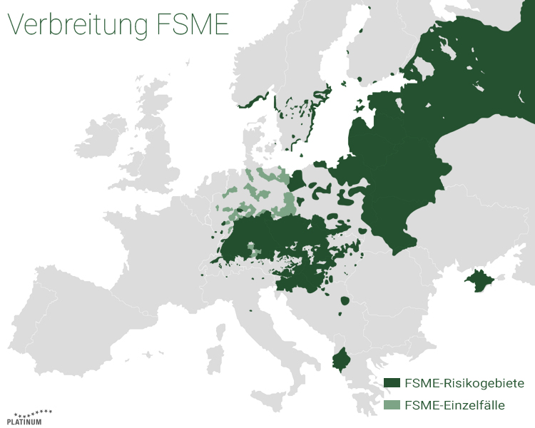 Katzen könnten mit dem Träger infizierte Zecken nach Hause bringen. Verbreitung FSME